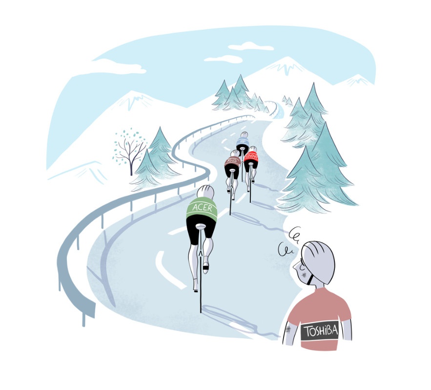 illustration magalie F cyclistes 3.jpg - Magalie F | Virginie